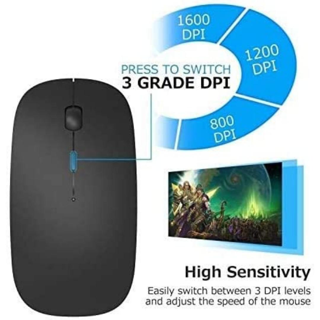Mouse Bluetooth recargable para laptop