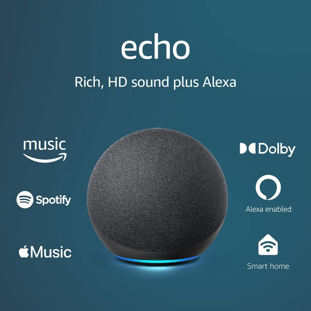 Speaker Alexa 4ta Generacion Grande Echo Dot (4ª Geração) Smart