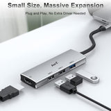 USB Hub AorZ USB C Dongle 4 en 1