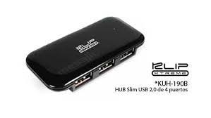 Concentrador Universal KlipXtreme Hub 4 puertos USB 2.0