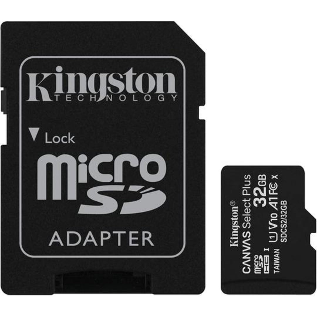 Memorias Kingston Tarjeta microSD, SDCS2/32GB/128GB Class 10 con Adaptador SD