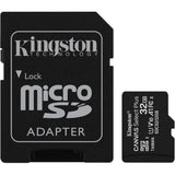 Memorias Kingston Tarjeta microSD, SDCS2/32GB/128GB Class 10 con Adaptador SD