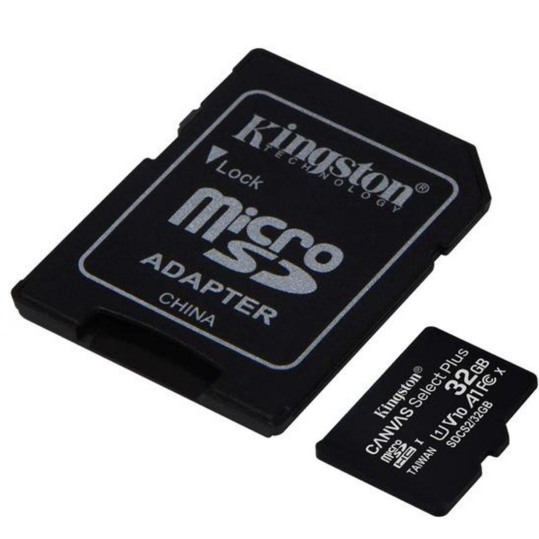 Memorias Kingston Tarjeta microSD, SDCS2/32GB/128GB Class 10 con Adaptador SD