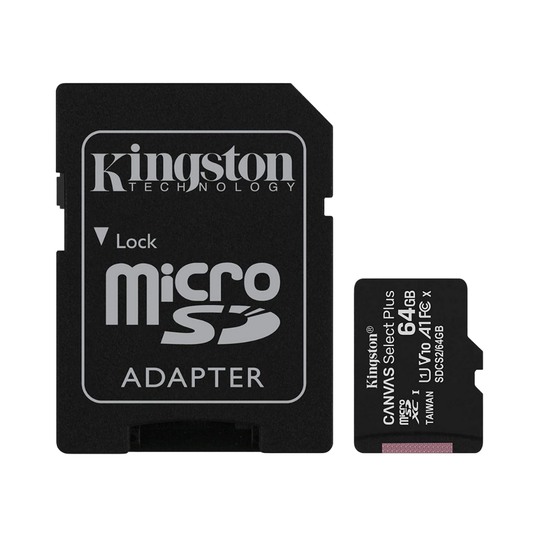 Memorias Kingston Tarjeta microSD, SDCS2/32GB/128GB Class 10 con Adaptador SD